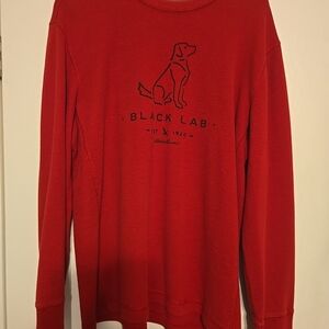 Eddie Bauer Red Crewneck Sweater